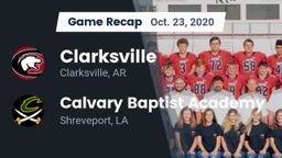 Recap: Clarksville  vs. Calvary Baptist Academy  2020