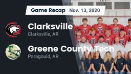Recap: Clarksville  vs. Greene County Tech  2020
