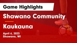 Shawano Community  vs Kaukauna  Game Highlights - April 6, 2023