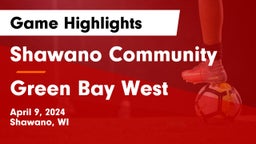 Shawano Community  vs Green Bay West Game Highlights - April 9, 2024