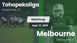 Matchup: Tohopekaliga High Sc vs. Melbourne  2019