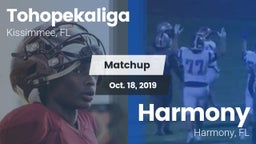 Matchup: Tohopekaliga High Sc vs. Harmony  2019
