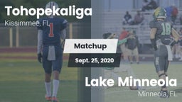 Matchup: Tohopekaliga High Sc vs. Lake Minneola  2020