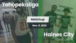 Matchup: Tohopekaliga High Sc vs. Haines City  2020