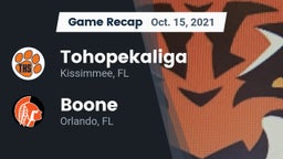 Recap: Tohopekaliga  vs. Boone  2021