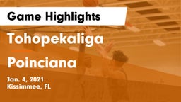 Tohopekaliga  vs Poinciana  Game Highlights - Jan. 4, 2021