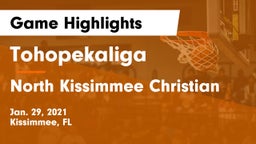 Tohopekaliga  vs North Kissimmee Christian Game Highlights - Jan. 29, 2021