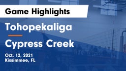 Tohopekaliga  vs Cypress Creek  Game Highlights - Oct. 12, 2021