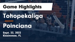 Tohopekaliga  vs Poinciana  Game Highlights - Sept. 22, 2022