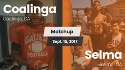 Matchup: Coalinga vs. Selma  2017
