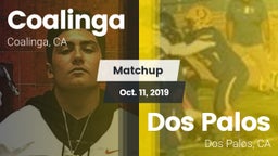 Matchup: Coalinga vs. Dos Palos  2019