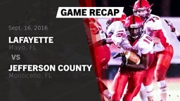 Recap: Lafayette  vs. Jefferson County  2016