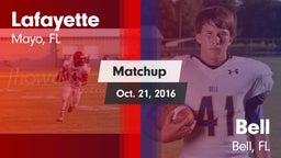 Matchup: Lafayette vs. Bell  2016