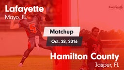 Matchup: Lafayette vs. Hamilton County  2016