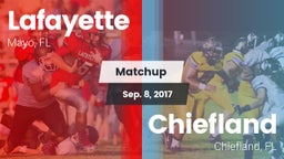 Matchup: Lafayette vs. Chiefland  2017