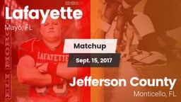 Matchup: Lafayette vs. Jefferson County  2017