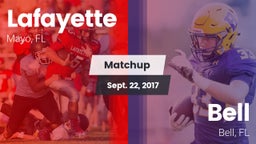 Matchup: Lafayette vs. Bell  2017
