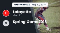 Recap: Lafayette  vs. Spring Game2018 2018