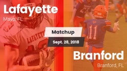 Matchup: Lafayette vs. Branford  2018