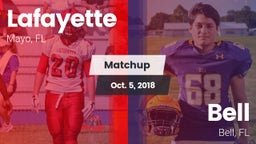 Matchup: Lafayette vs. Bell  2018