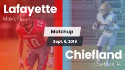 Matchup: Lafayette vs. Chiefland  2019