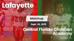 Matchup: Lafayette vs. Central Florida Christian Academy  2019