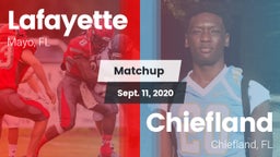 Matchup: Lafayette vs. Chiefland  2020