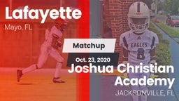 Matchup: Lafayette vs. Joshua Christian Academy 2020