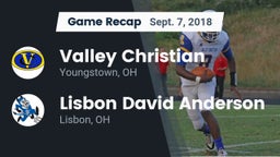 Recap: Valley Christian  vs. Lisbon David Anderson  2018