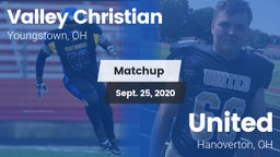 Matchup: Valley Christian vs. United  2020