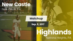 Matchup: New Castle  vs. Highlands  2017