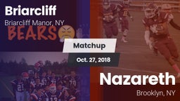 Matchup: Briarcliff vs. Nazareth  2018