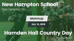 Matchup: New Hampton School vs. Hamden Hall Country Day  2019