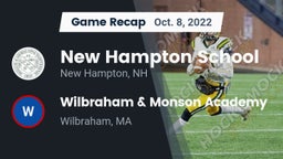 Recap: New Hampton School  vs. Wilbraham & Monson Academy  2022