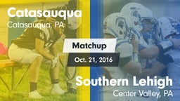 Matchup: Catasauqua vs. Southern Lehigh  2016