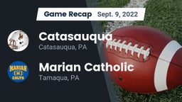 Recap: Catasauqua  vs. Marian Catholic  2022