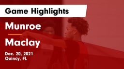 Munroe  vs Maclay  Game Highlights - Dec. 20, 2021