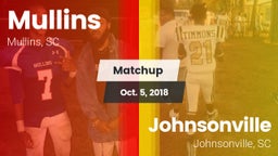 Matchup: Mullins vs. Johnsonville  2018