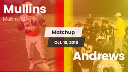 Matchup: Mullins vs. Andrews  2018