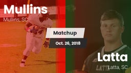 Matchup: Mullins vs. Latta  2018