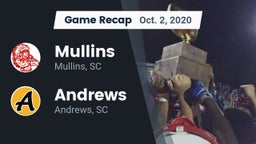 Recap: Mullins  vs. Andrews  2020