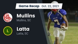 Recap: Mullins  vs. Latta  2021