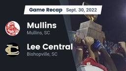 Recap: Mullins  vs. Lee Central  2022