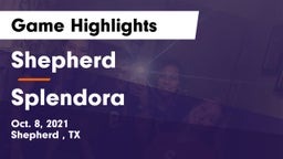 Shepherd  vs Splendora  Game Highlights - Oct. 8, 2021