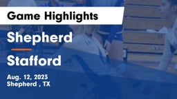 Shepherd  vs Stafford Game Highlights - Aug. 12, 2023