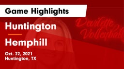 Huntington  vs Hemphill  Game Highlights - Oct. 22, 2021