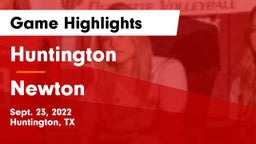 Huntington  vs Newton Game Highlights - Sept. 23, 2022