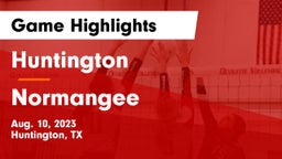 Huntington  vs Normangee  Game Highlights - Aug. 10, 2023
