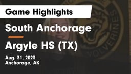 South Anchorage  vs Argyle HS (TX) Game Highlights - Aug. 31, 2023