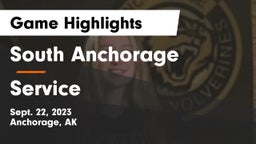 South Anchorage  vs Service Game Highlights - Sept. 22, 2023